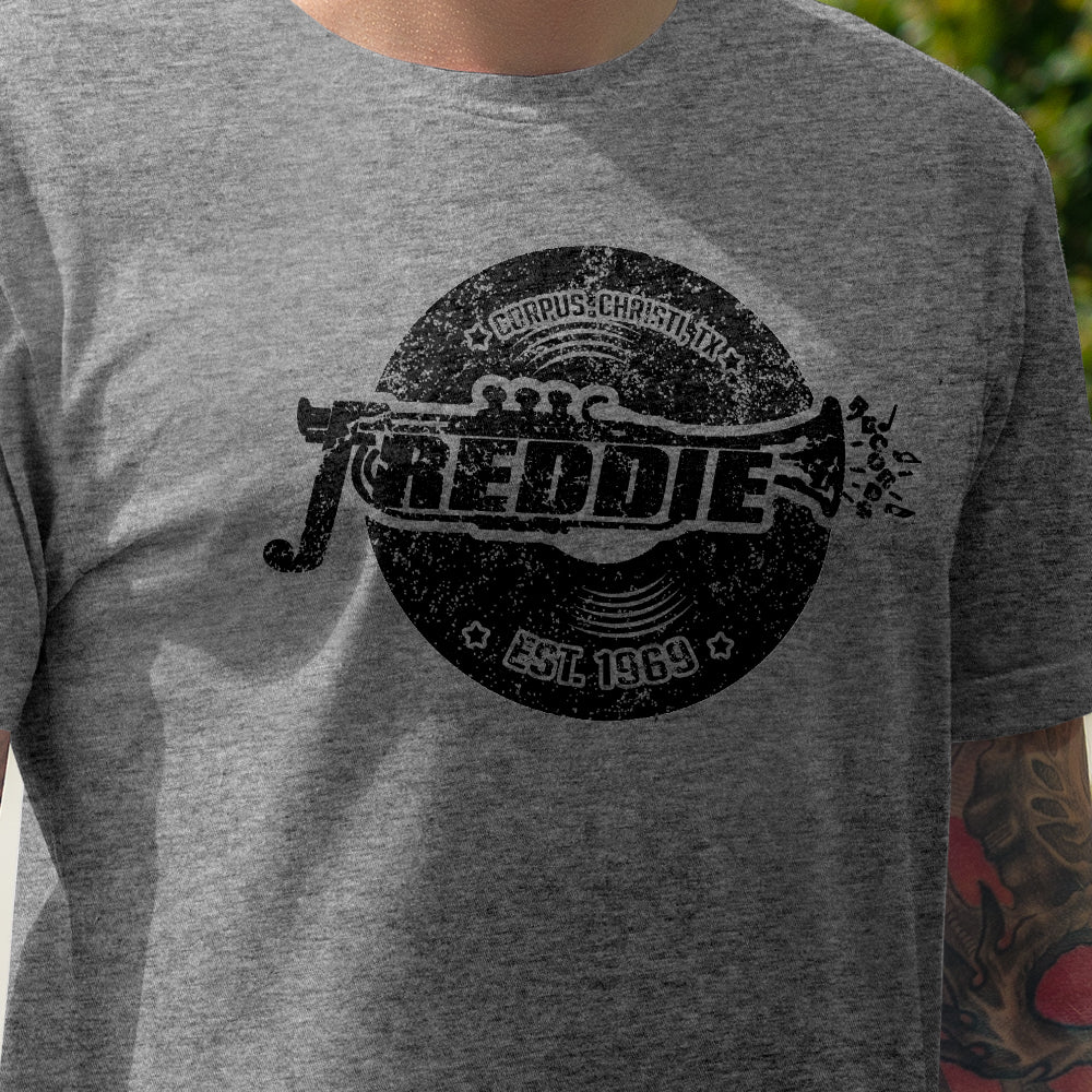 Freddie Records Est. 1969 – freddierecords T-Shirt- Gray Heather